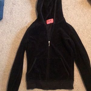 Black Juicy Couture Velour Robertson Jacket